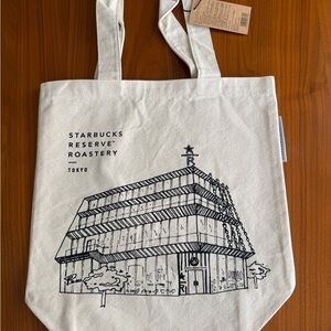 Starbucks Reserve Tokyo Cream Tote Bag (NWT)